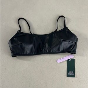 Wild Fable Black Bikini Top Swimwear